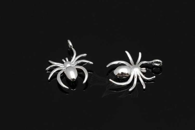 [도매] M1797-백금도금 거미 (20 개)