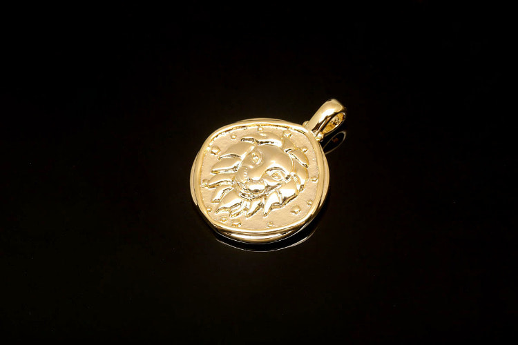 [도매] CH2015-금도금 사자자리 (10개)