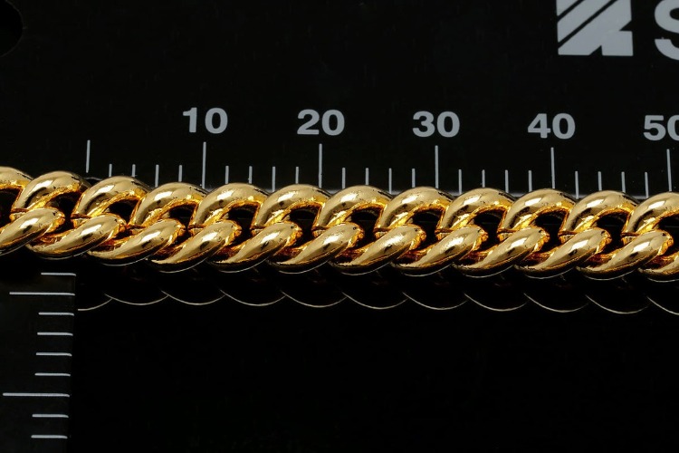 [도매] A562-금도금 1123S Chain 8*10.3mm (10M)