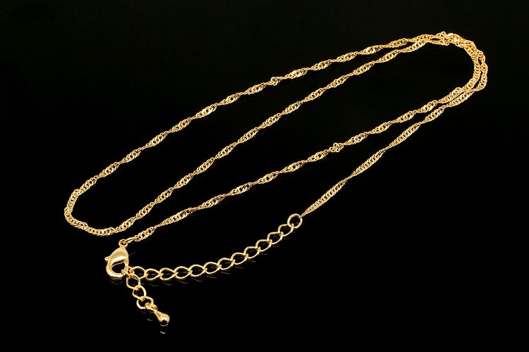 [도매] R077-금도금 D125 HM Chain (20개)