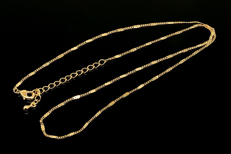 [도매] R078-금도금 135ET-1 Chain (20개)