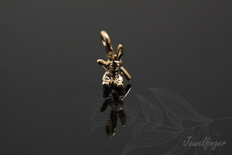 [도매]M572-금도금 미니 토끼 (20개)